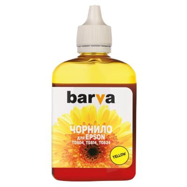 Чорнило Barva EPSON T0814 YELLOW 90г (E081-327) - зображення 1