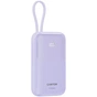 Батарея універсальна Canyon 10000mAh OnPower 101 PD/22.5W built-in cable Purple (CNS-CPB101PU) - зменшене зображення 3