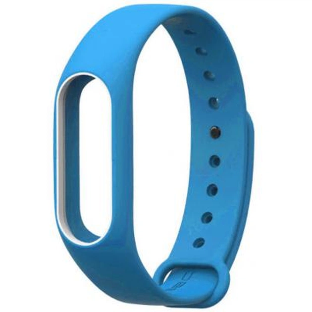 Ремінець до фітнес браслета Xiaomi Mi Band 2 Blue/White (Р28606) - зображення 1