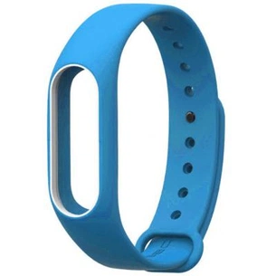 Ремінець до фітнес браслета Xiaomi Mi Band 2 Blue/White (Р28606) зображення 1