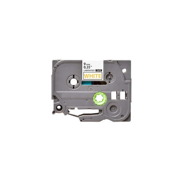 Стрічка для принтера етикеток UKRMARK B-T321P, ламінована, 9мм х 8м, gold on white, аналог TZe321 (900785) - picture 2