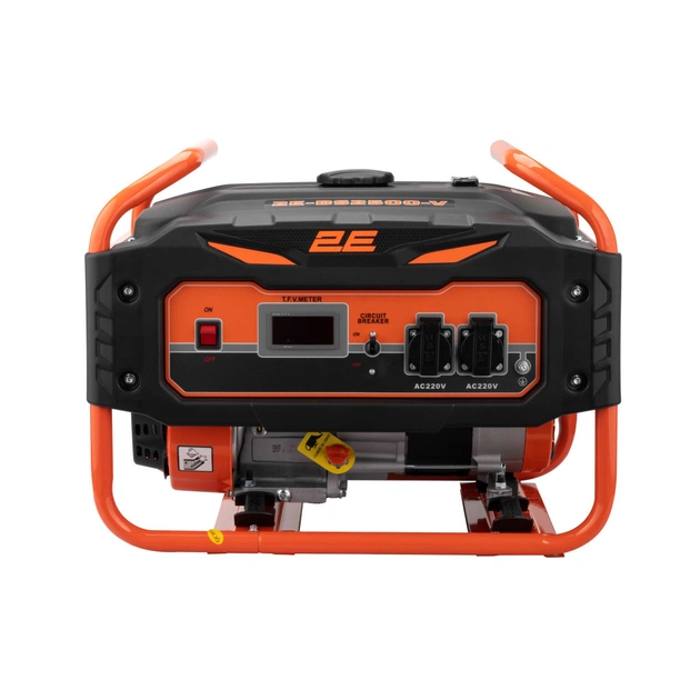 Генератор 2E 220V, 1 фаза, 2/2.2kW, ручний старт (2E-BS2500-V) - picture 3