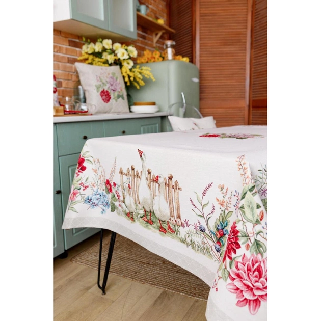 Скатертина Прованс гобеленова Гуси 135х350 см (034127) - picture 7