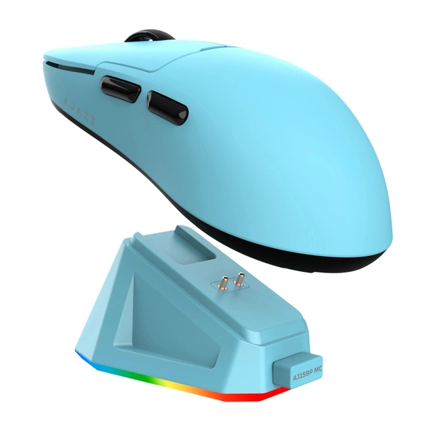 Мишка Ajazz AJ159P MC Wireless/Bluetooth/USB Charging Dock Blue (AJ159P-MC-Blue) - picture 2