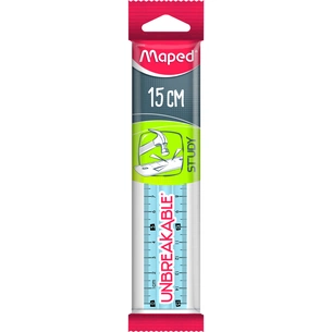 Лінійка Maped STUDY UNBREAKABLE, 15см (MP.245310) зображення 1