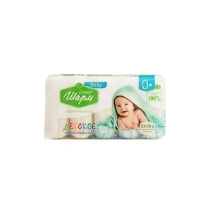 Детское мыло Grand Шарм забота с первых дней 5x70 г (4820195500514) изображение 1