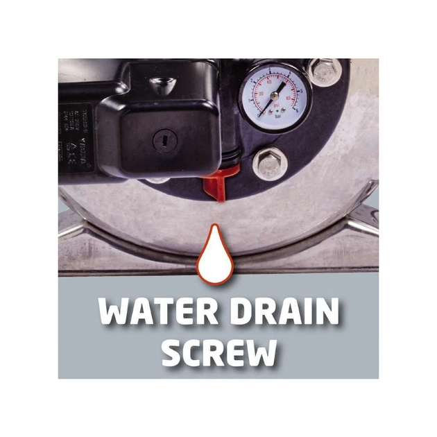 Насосна станція Einhell GC-WW 1250 NN, 1200 Вт, 5000 л/год, бак 20л (4173490) - изображение 4