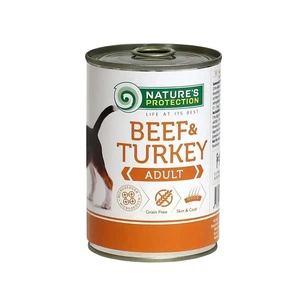 Консерви для собак Nature's Protection Adult Beef&Turkey 400 г (KIK45097) зображення 1