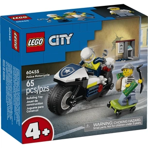 Конструктор LEGO City Переслідування на поліцейському мотоциклі (60455) зображення 1