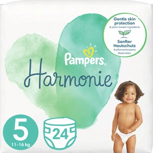 Підгузки Pampers Harmonie Junior Розмір 5 (11-16 кг) 24 шт. (8006540156674) зображення 1