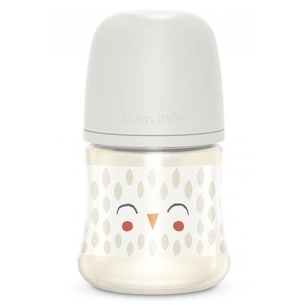 Пляшечка для годування Suavinex Bonhomia, повільний потік, 150 мл біла (307833) зображення 1