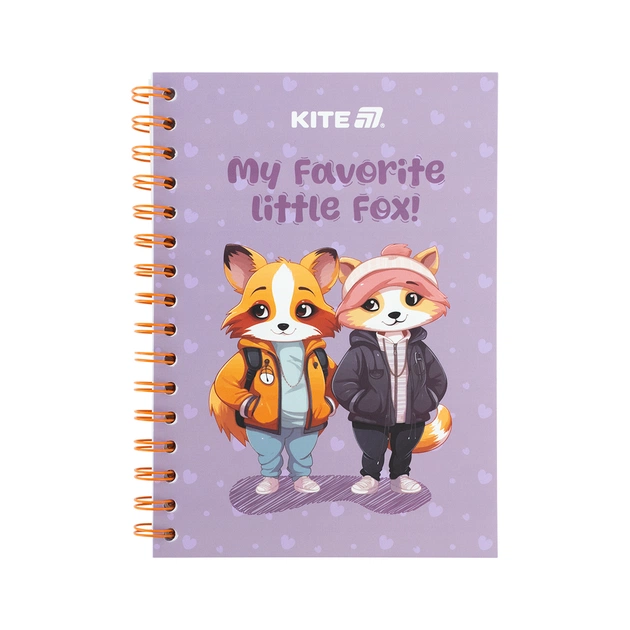 Блокнот Kite на спирали A5 Cute 4, 80 листов, клетка (K25-1911-4) - изображение 1