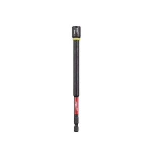 Головка магнітна Milwaukee 1/4", шестигранна, 8 мм/150мм Shockwave, ударостійка (4932492446) зображення 1