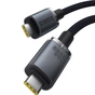Дата кабель USB-C to USB-C 1.5m 100W USB3.2 20Gb black Baseus (P10318204111-00) - уменьшенное изображение 3