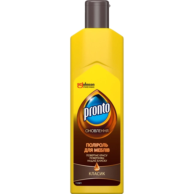 Засіб для догляду за меблями Pronto поліроль Класік 300 мл (4823002000535) - изображение 1