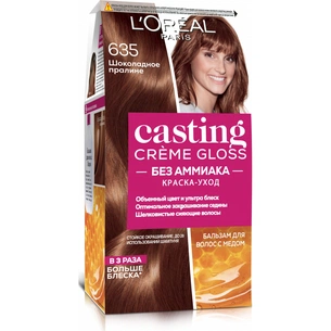 Фарба для волосся L'Oreal Paris Casting Creme Gloss 635 - Шоколадне праліне 120 мл (3600523029228) зображення 1
