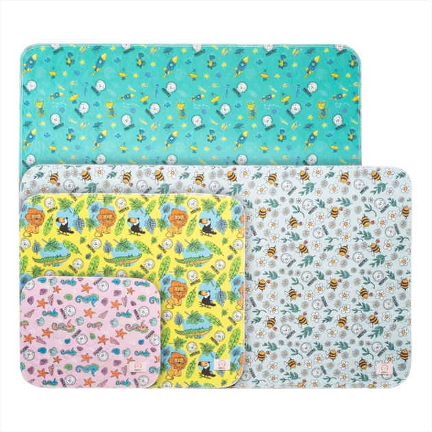 Пелюшки для собак MISOKO&CO Багаторазова з ракетами 40х50 см 1 шт м’ятна (HAINMSK70030) - изображение 4