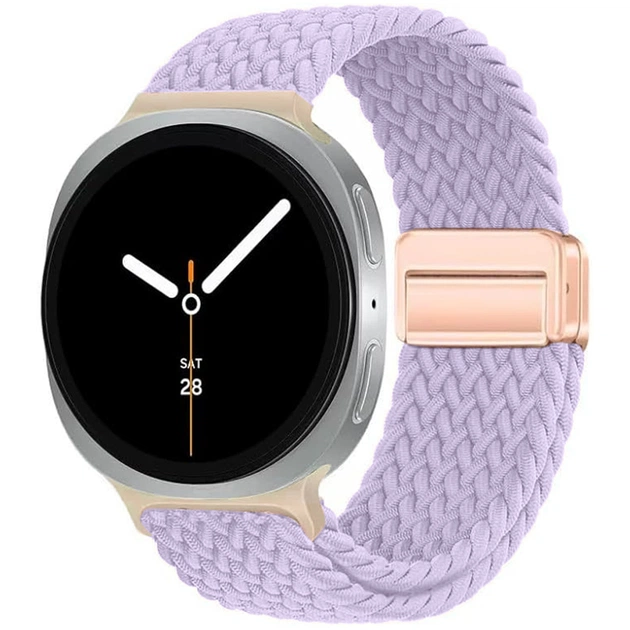 Ремінець до смарт-годинника Armorstandart Braided Solo Loop для Samsung Watch 8 / 8 Classic (20x113 mm) Lilac (ARM87355) - зображення 1