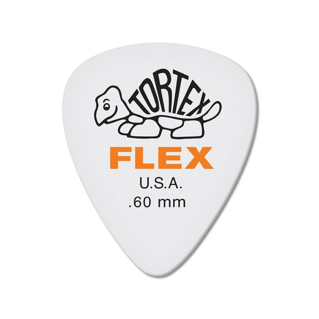 Медиатор Jim Dunlop Tortex Flex Standard Pick .60mm 12 шт. (428P.60) - изображение 1
