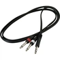 Інсертний кабель RockCable Patch Cable - TRS Jack to 2 x TS Jack (1.5m) (RCL 20922 D4) - preview 1