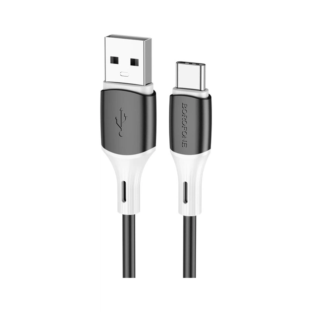 Дата кабель USB 2.0 AM to USB-C 1.0m 3A Black BOROFONE (BX79CB) - изображение 1