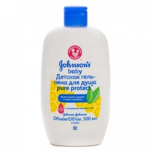 Дитячий гель для душу Johnson’s baby Pure Protect 300 мл (3574661172453) зображення 1