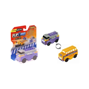 Машина Flip Cars 2 в 1 Туристичний і Шкільний автобус (EU463875-10) зображення 1