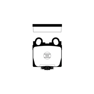 Гальмівні колодки HI-Q SP1554 зображення 1