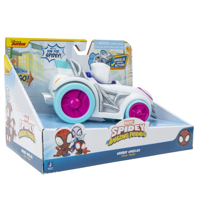 Машина Spidey інерційна Pull Back Vehicle Ghost Spider Привид-павук (SNF0016) - picture 9