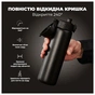 Пляшка для води ION8 OneTouch Vacuum Insulated 500 мл Black (I8TS500BLK) - зменшене зображення 3