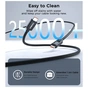 Дата кабель USB-C to USB-C 1.8m PD100W digital display silicone Choetech (XCC-1063) - зменшене зображення 8