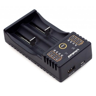 Зарядний пристрій для акумуляторів Liitokala 2 Slots, Li-ion/Ni-MH/Ni-Cd/AA/ААA/AAAA/С (lii-202) зображення 1