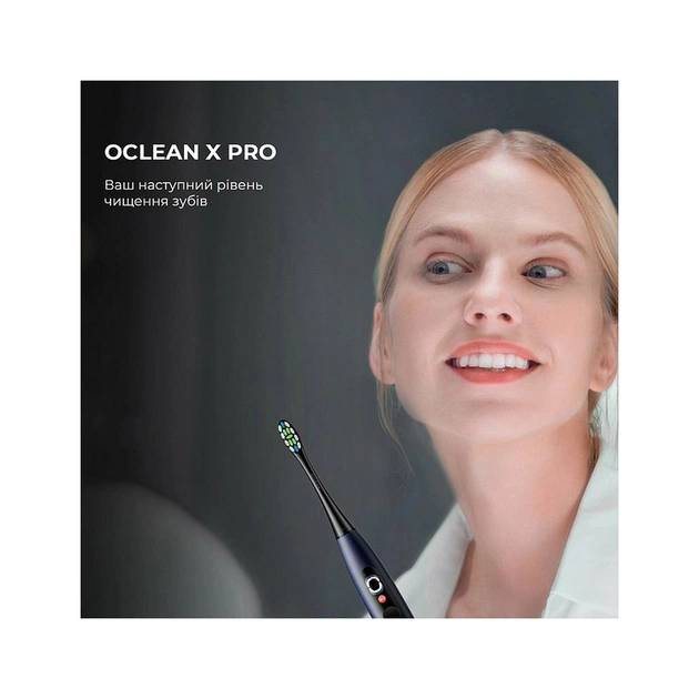 Электрическая зубная щетка Oclean X Plus Pro Digital Blue (6970810556186) - изображение 7