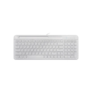 Клавіатура Maxxter KB-01W-UA USB White (KB-01W-UA) зображення 1