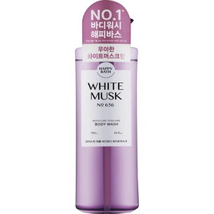 Гель для душу Happy Bath White Musk Moisture Perfume Body Wash 760 мл (8809803537575) зображення 1
