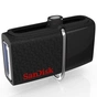 USB флеш накопичувач SanDisk 16GB Ultra Dual OTG for Android Black USB 3.0 (SDDD2-016G-G46) - зменшене зображення 2