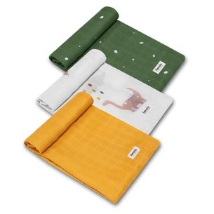 Пелюшки для малюків Lionelo Dino Bamboo Box Multicolor (LO-DINO BAMBOO BOX MULTICOLOR) зображення 1