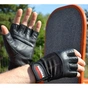Рукавички для фітнесу MadMax MFG-248 Clasic Exclusive Black L (MFG-248-Black_L) - зменшене зображення 8