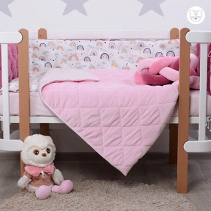Дитячий постільний набір Верес Velour Rainbow (5 од.) (218.04) изображение 1
