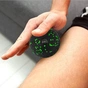 Масажний м'яч PowerPlay PP-4351 Epp Massage Ball (d10) Чорно/Зелений (PP-4351_Green_d10) - зменшене зображення 4