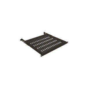 Полка 19" Mirsan 1U глиб. 525мм, регульована 525-710, RAL 9005 (MR.SBR80.01_YK) зображення 1