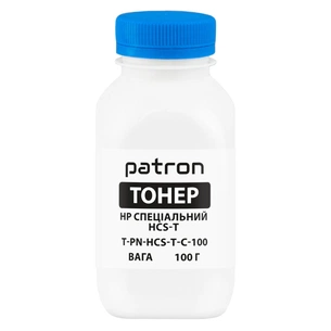 Тонер HP HCS-T, 100 г, cyan Patron (PN-HCS-T-C-100) зображення 1