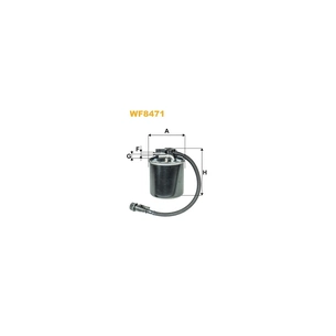 Фільтр паливний Wixfiltron WF8471 зображення 1