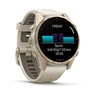 Смарт-годинник Garmin fenix 8 43mm, AMOLED, Saph, SftGldSS/FgGry, FogGry/DkSndbnd, GPS (010-02903-11) - зменшене зображення 3