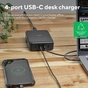 Зарядний пристрій Trust Maxo 4xUSB-C PD240W GaN Black (25413_TRUST) - зменшене зображення 8