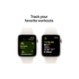 Смарт-годинник Apple Watch SE 2024 GPS 40mm Starlight Aluminium Case with Starlight Sport Band - M/L (MXEG3QH/A) - зменшене зображення 6