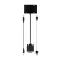 Перехідник Cablexpert VGA to HDMI/VGA+audio 3.5mm (A-VGA-HDMI-02) - уменьшенное изображение 3