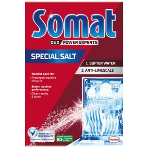Сіль для посудомийних машин Somat Потрійної дії 1.5 кг (9000100147293) зображення 1