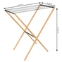 Сушарка для білизни Casa Si Bamboo Dryer S Braun Підлогова (CS92303W06) (DAS302432) - зменшене зображення 5