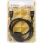 Кабель мультимедійний HDMI to HDMI 1.0m HDMI-03PRO Defender (87340) - зменшене зображення 3